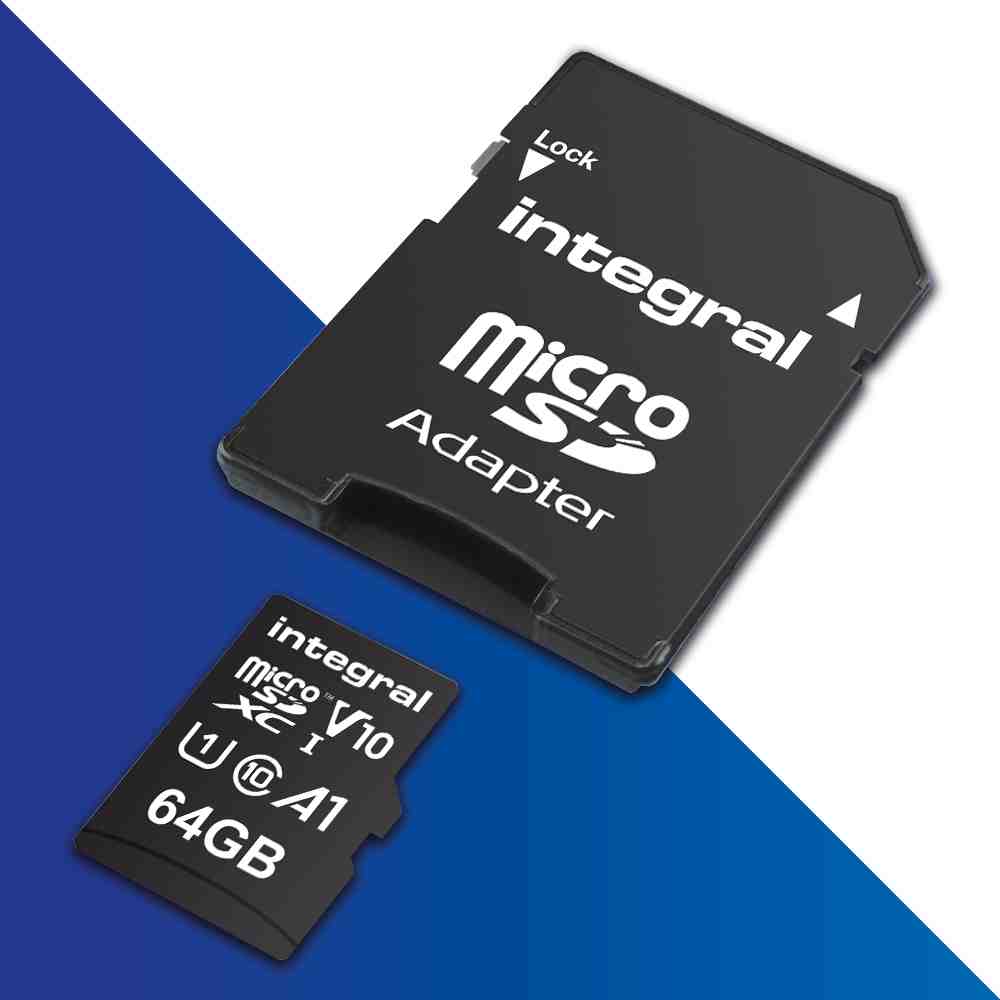 Integral 64GB HIGH SPEED SDXC V10 100MB CLASS 10 UHS-I U1 SD Memory Card 