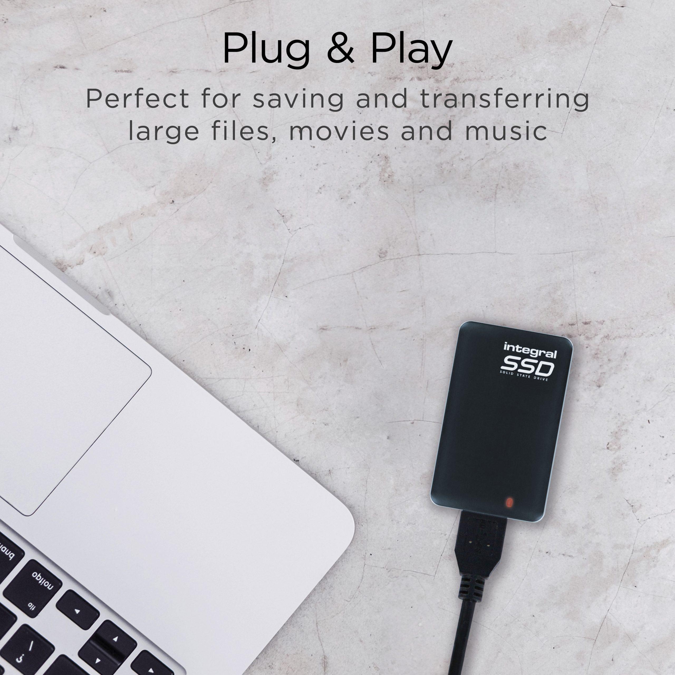 USB 3.0 External SSD Plug and Play