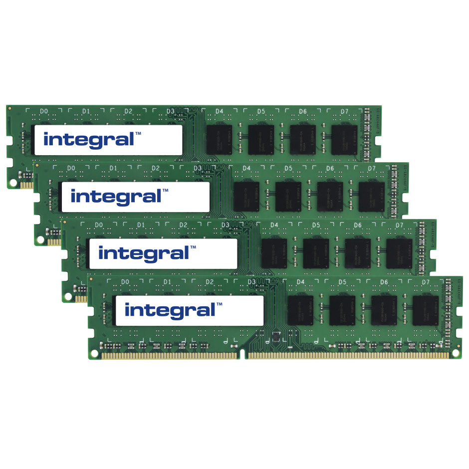 32GB (4x8GB) DDR3 1300MHz ECC PC RAM | Integral Memory