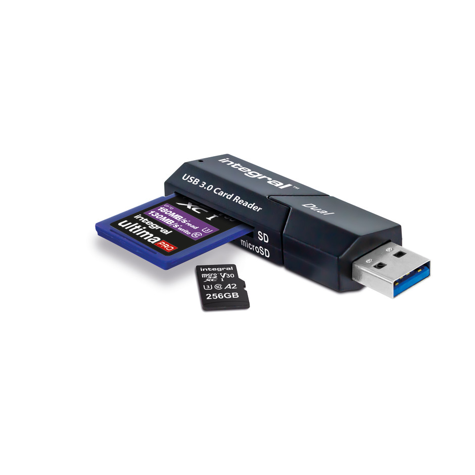 microSDHC microSDXC Adaptateur de Carte Mémoire USB3.0 pour SD sdhc Sdxc et Micro SD USB 3.1 USB 3.0 Integral Lecteur de Carte SD et Micro SD 