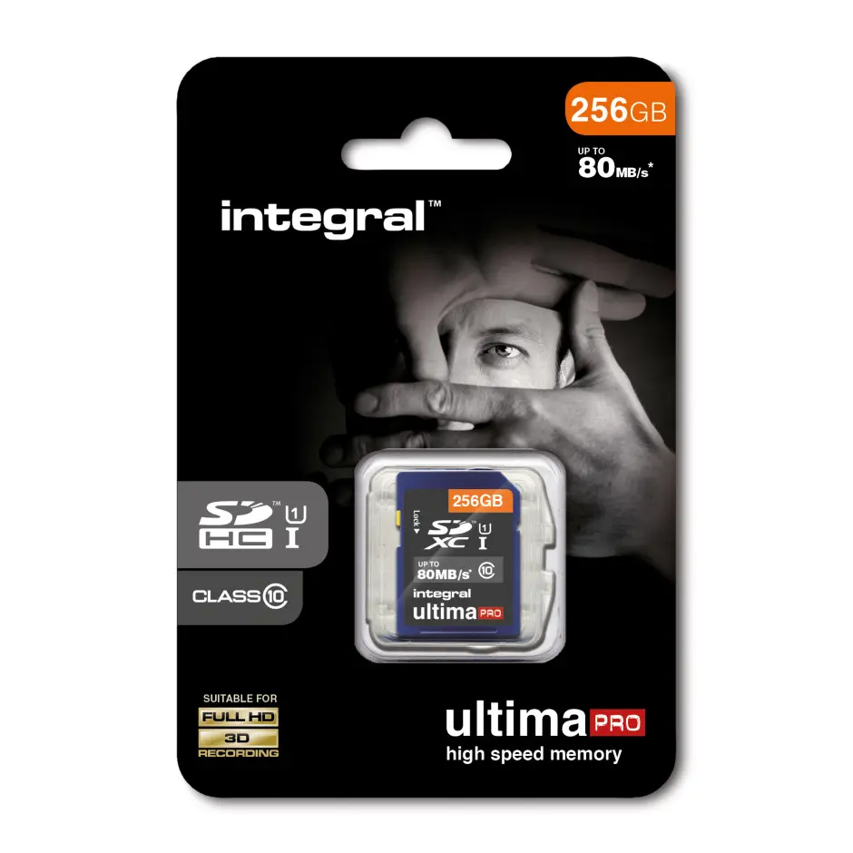 ULTIMAPRO SD CARD SDHC/XC 80MB/S CLASS 10 UHS-I U1 | 256GB
