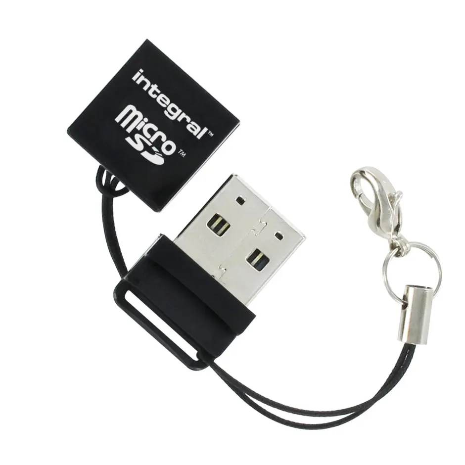 E-books T24 USB 2.0 4-Slot Memory Card Readers SD MS Micro SD for PC Laptop Mac 