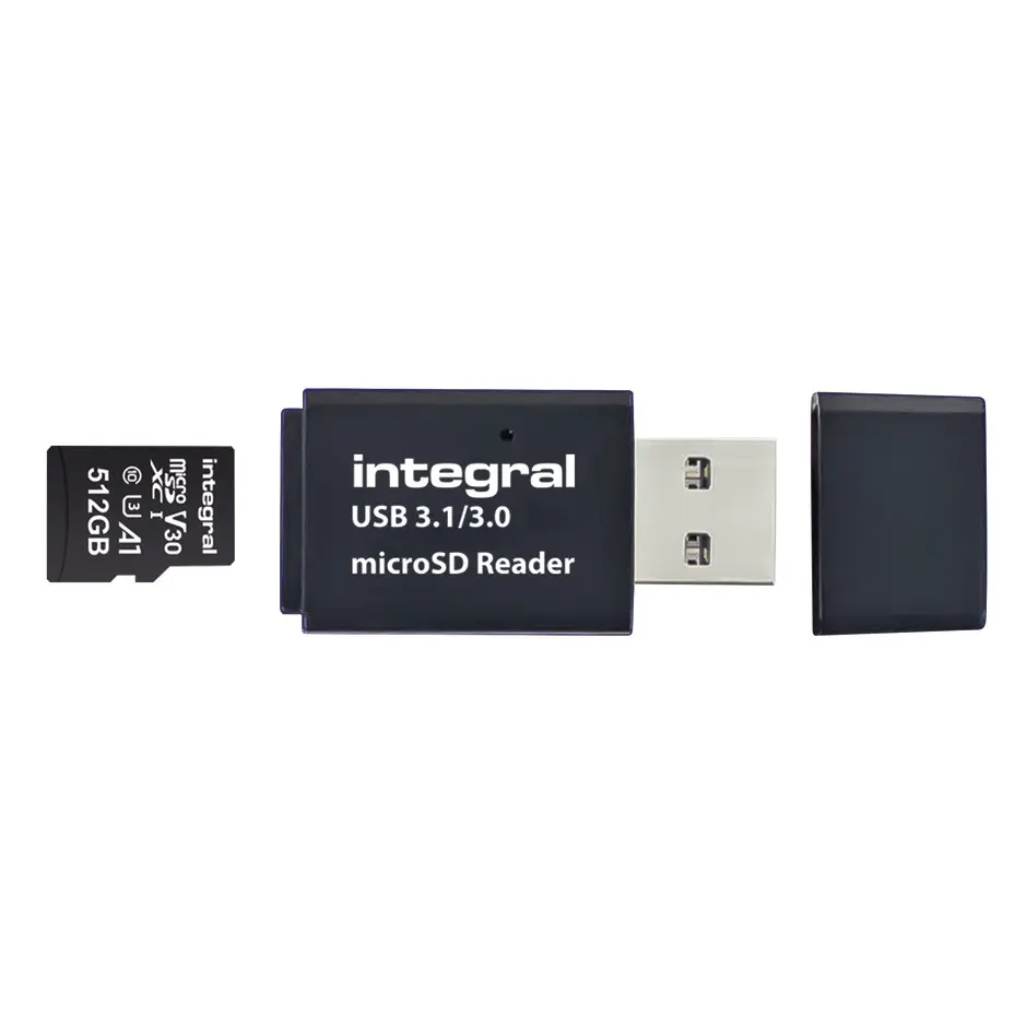 USB-A 3.0 | MicroSD Card Reader | Integral Memory