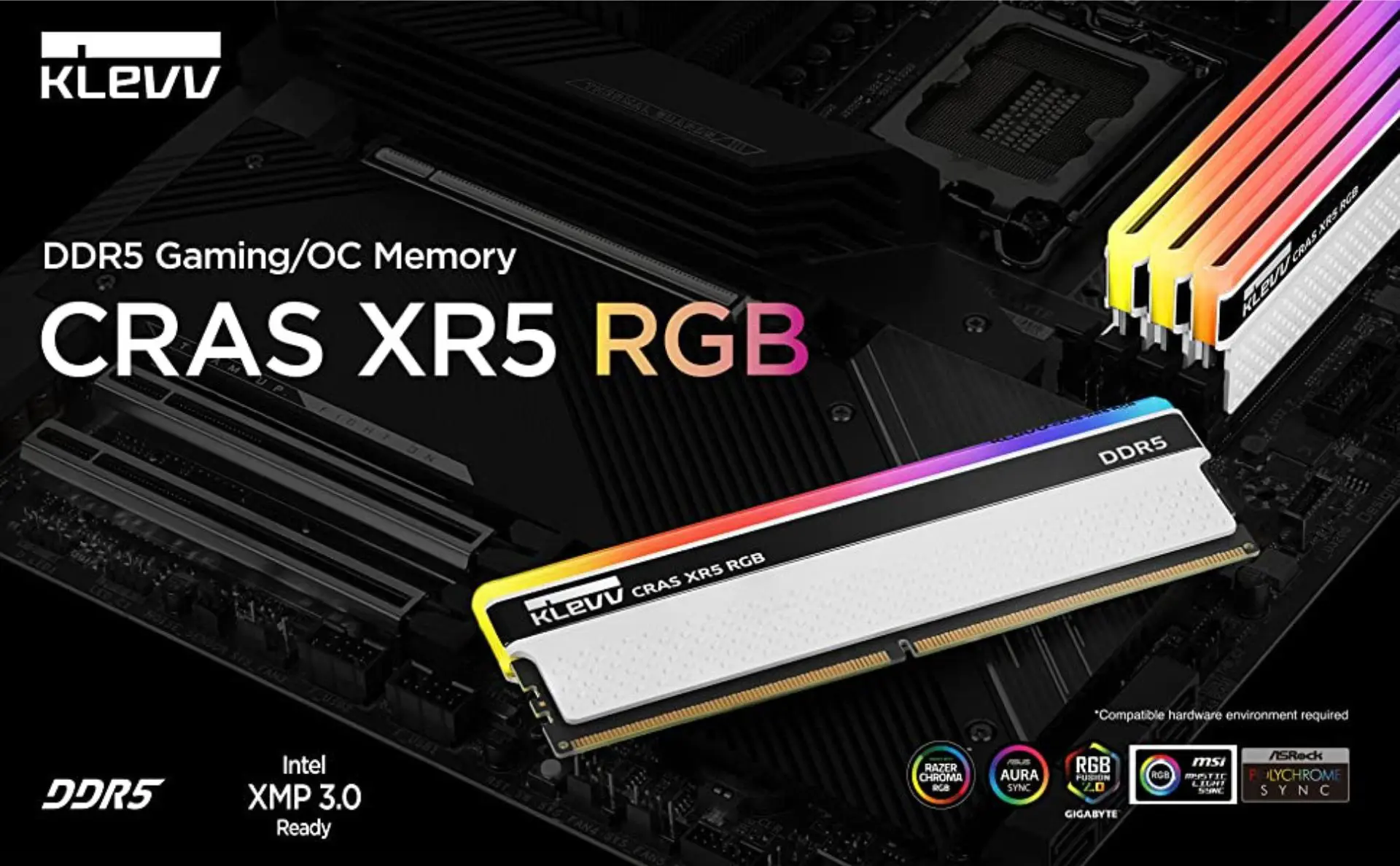 Klevv CRAS XR5 RGB DDR5 6200MHz 32GB Gaming Ram
