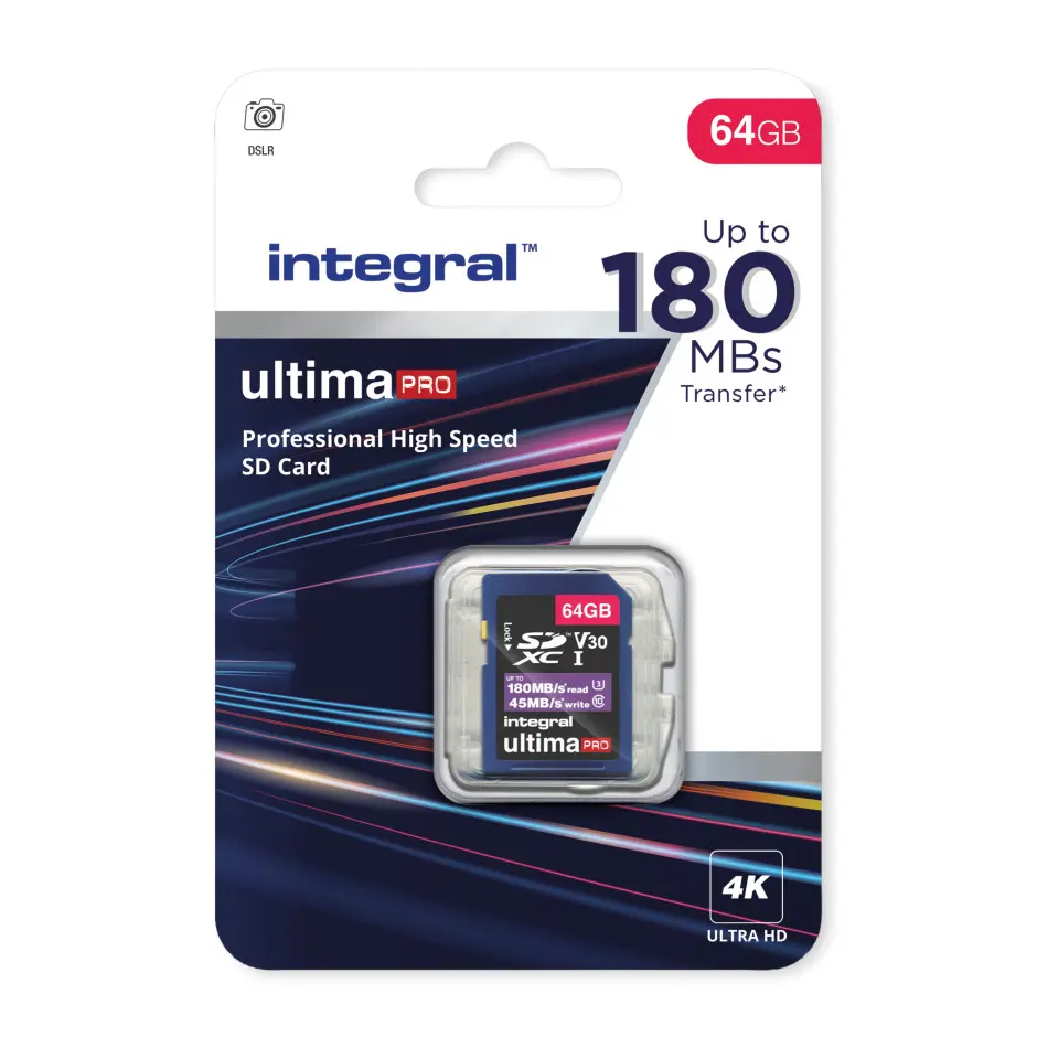Integral 128GB Micro SD-kaart 4K Video Leessnelheid 180MB/s en