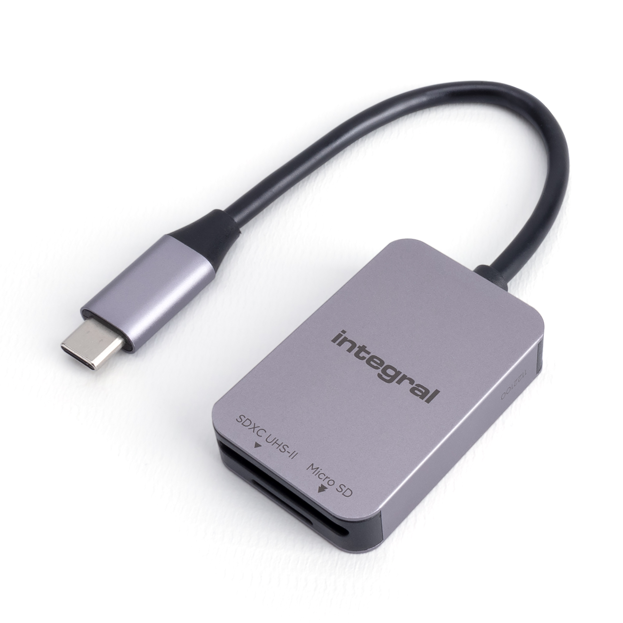 Dual Slot UHS-II SD & UHS-I microSD USB-C Memory Card Reader