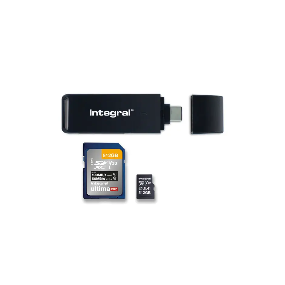 DUAL-SLOT MICRO SD & SD USB C 3.0 MEMORY CARD READER