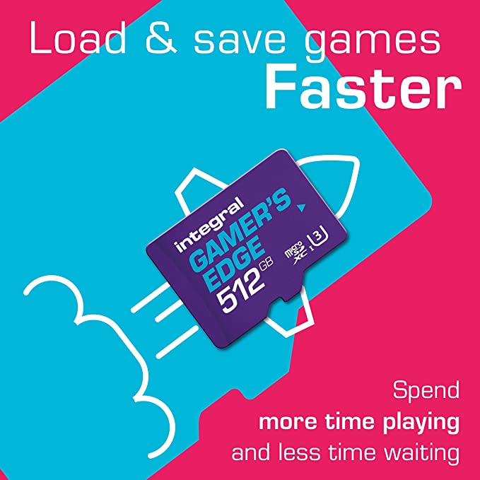 Gamers Edge Switch and Steam Memory card for more memory and faster load times