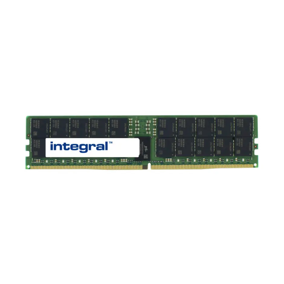 128GB SERVER RAM MODULE DDR5 4800MHZ PC5-38400 REGISTERED ECC RANK4 1.1V 2H 3DS 8GX4 CL46 INTEGRAL