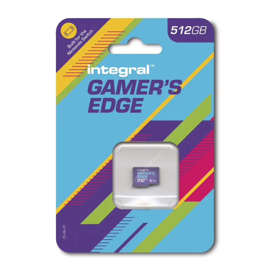 512GB Gamer's Edge MicroSD Card for the Nintendo Switch in Packaging