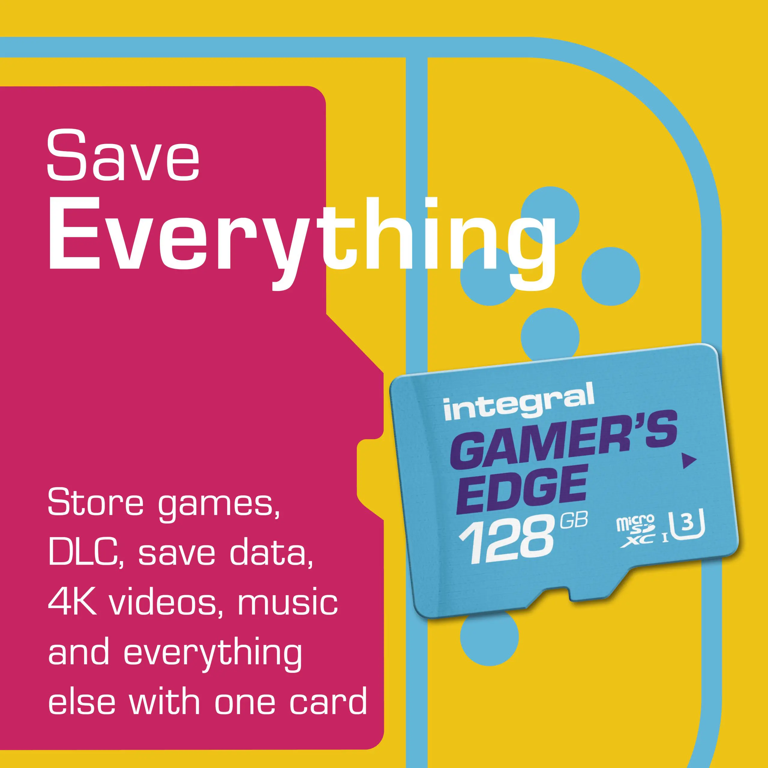 Gamers Edge Portable Gaming Memory Card