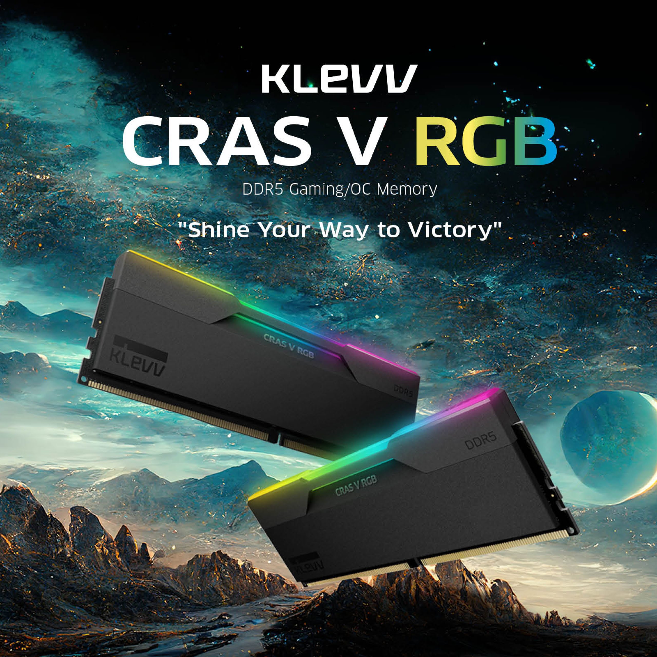 メモリー KLEVV CRAS V RGB DDR5 48GB 6400MT/s CrasVRGB_speed_product.png?