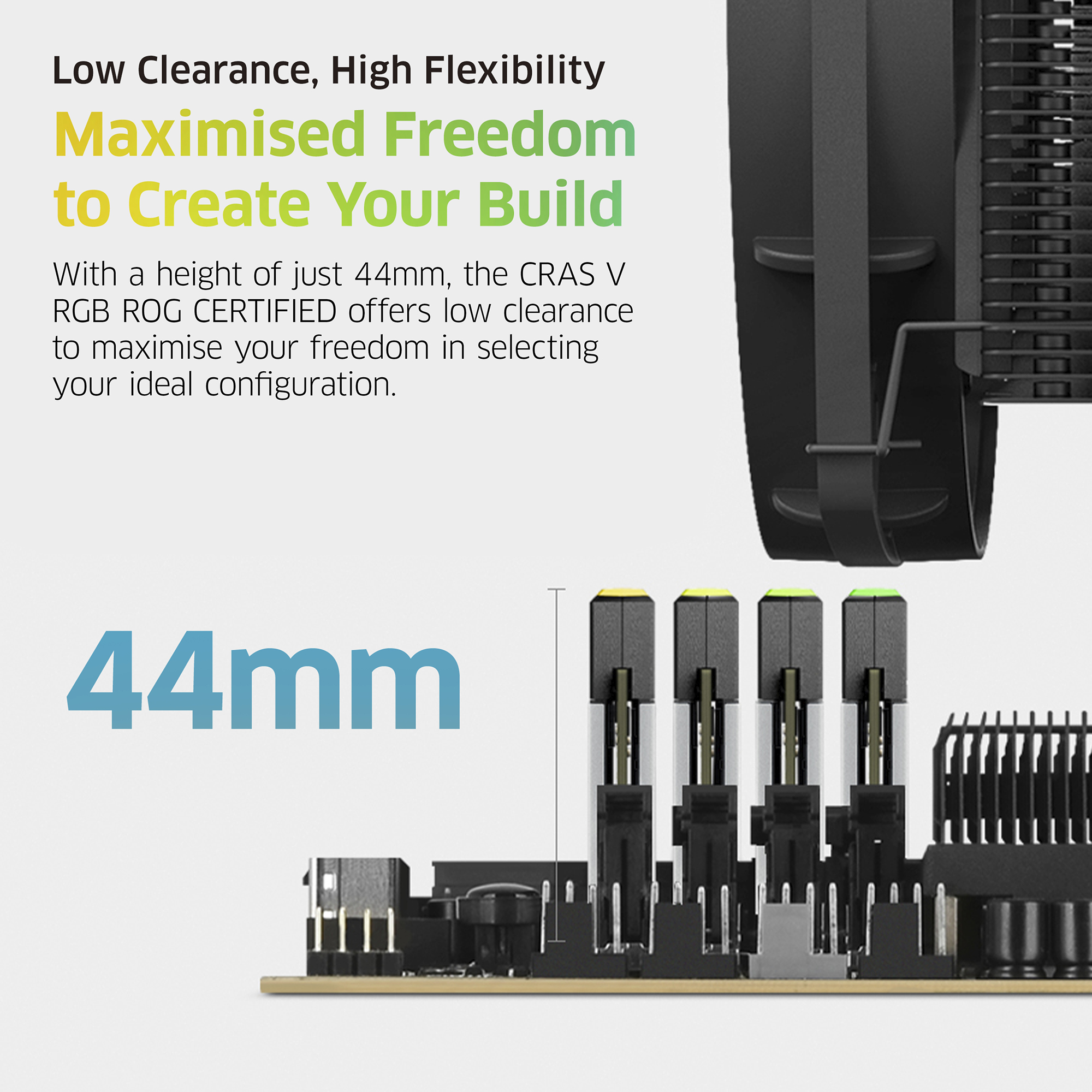 KLEVV CRAS V ROG Certified 32GB (2X16GB) DDR5 RGB Gaming RAM