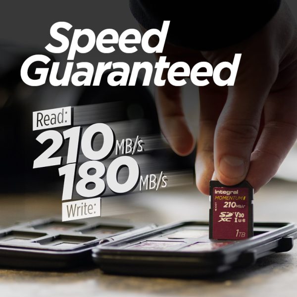 Momentum I – SD Card 210MB/s SDXC V30 U3 | Integral Memory