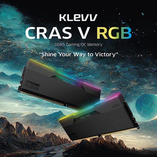 KLEVV CRAS V RGB DDR5 gaming memory
